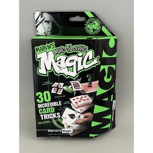 MARVIN'S MIND-BLOWING MAGIC 30 INCREDIBLE CARD TRICKS. NEW.